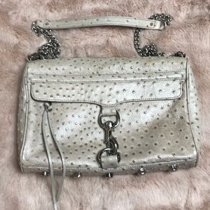 Rebecca Minkoff Ostrich M.A.C. Crossbody Bag